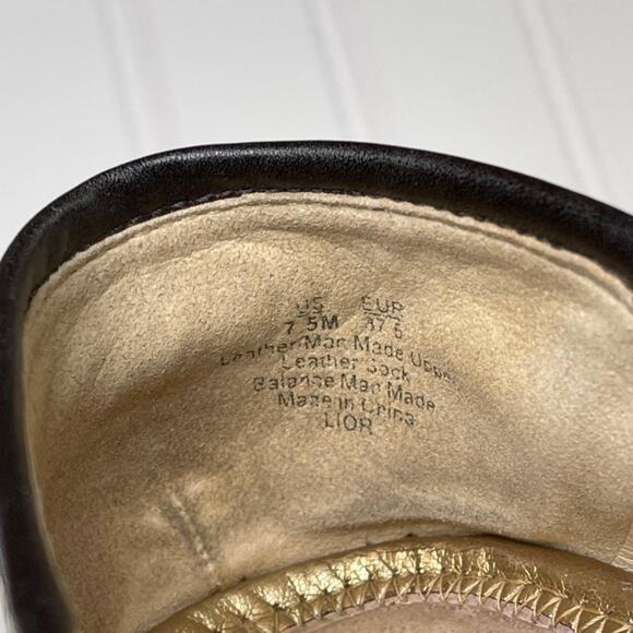 Sam Edelman Lior Womens 7.5 Croc Embossed Leather Horsebit Loafer Slip On Flats - Picture 4 of 8